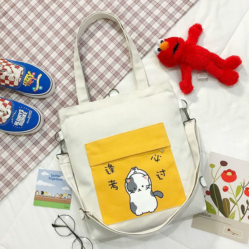 Túi tote - MÈO TẬP THỂ DỤC