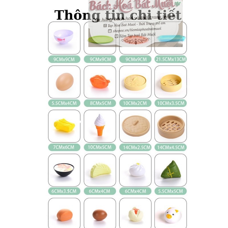 Đồ chơi nấu ăn 88 chi tiết