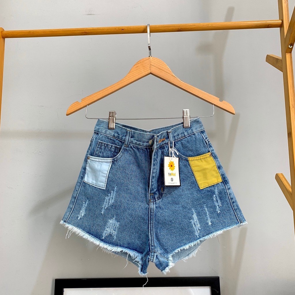 Quần short jeans nữ chất jean thời trang cao cấp King168 , quần sọt nữ thời trang cao cấp nữ C06