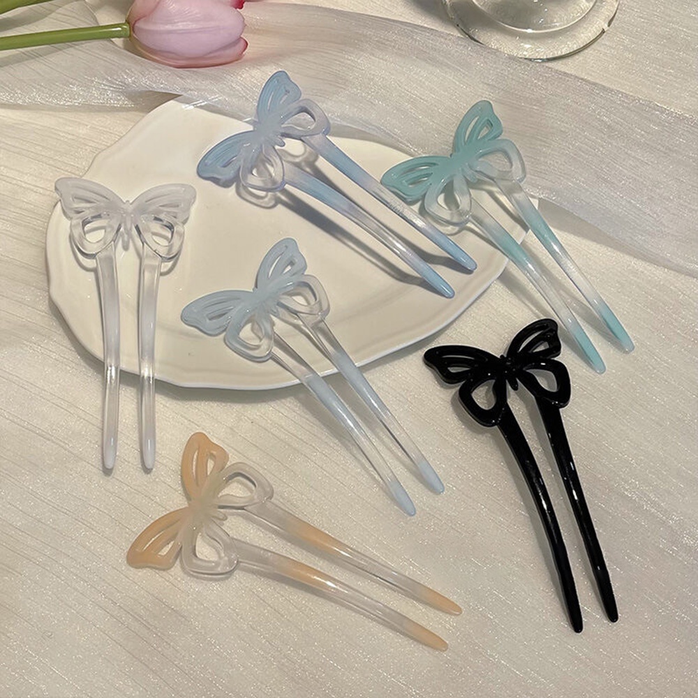 Kẹp Tóc Hình Chữ U Bằng Nhựa Nhiều Màu Sắc Dễ Thương Cho Nữ