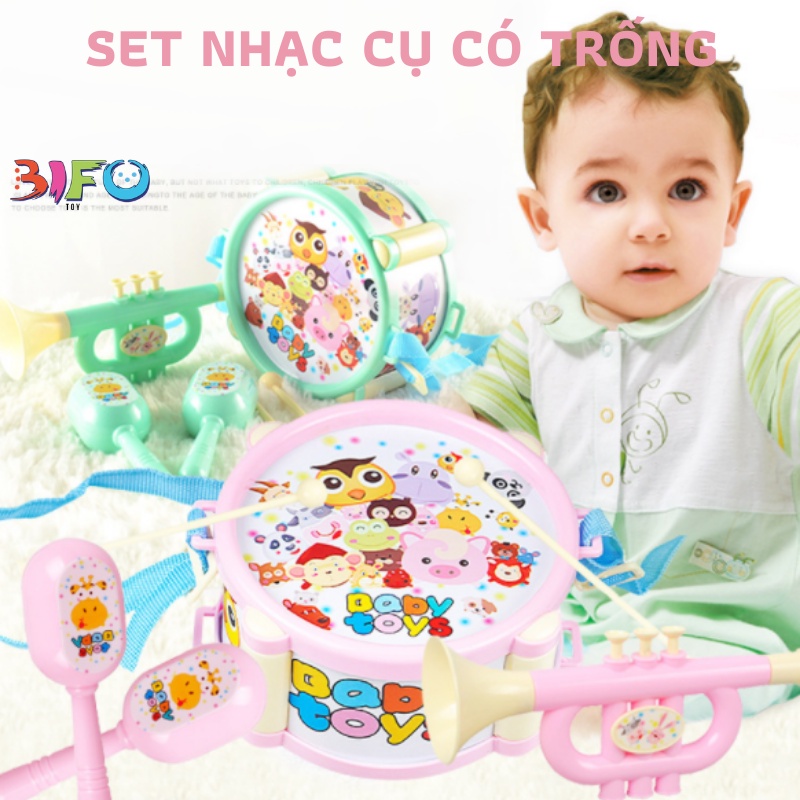 Bộ đồ chơi set nhạc cụ cho bé phát triển tài năng âm nhạc