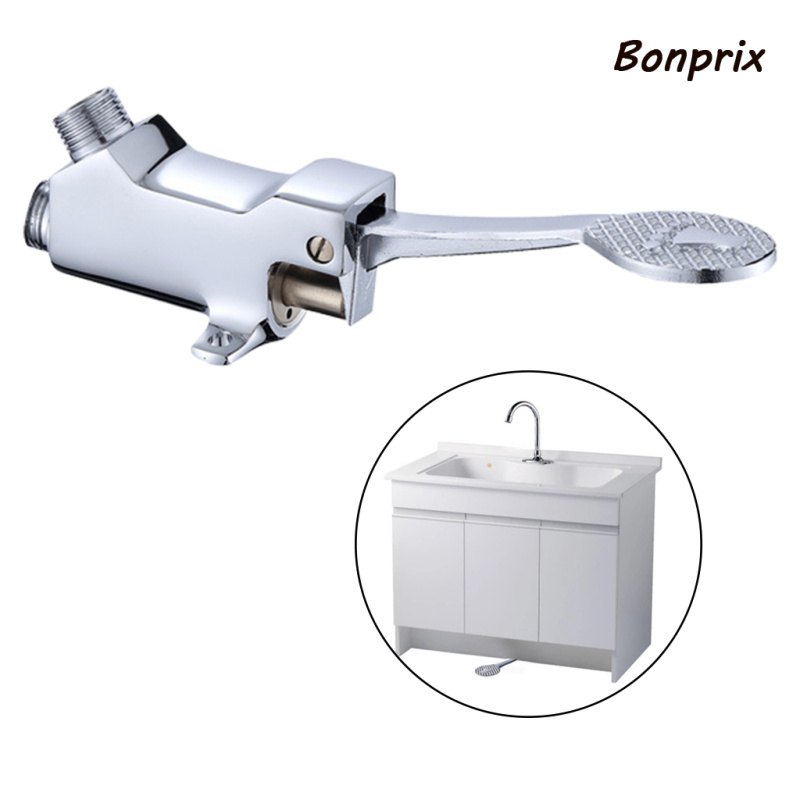 Vòi Nước Bằng Đồng Thiết Kế Bàn Đạp Chân Tiện Dụng Cho Nhà Tắm