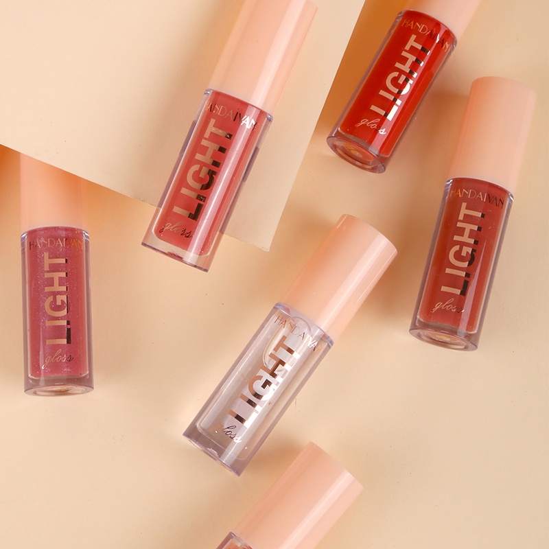 Son Bóng HANDAIYAN 12 Màu Tùy Chọn Giúp Dưỡng Ẩm Cao Cấp