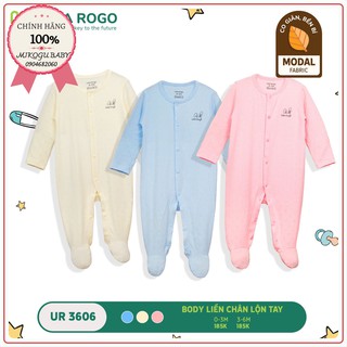 Bộ body sơ sinh UALA & ROGO vải modal gỗ sồi UR3606