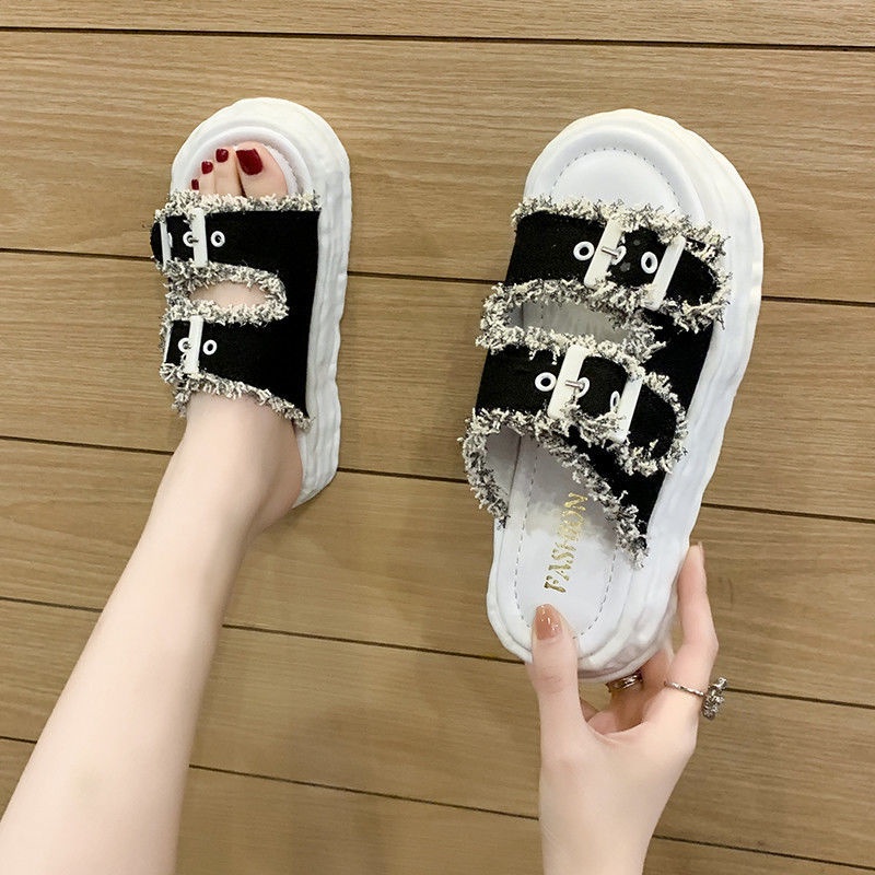 Dép Sandal Đế Dày Phong Cách Mới Mùa Hè