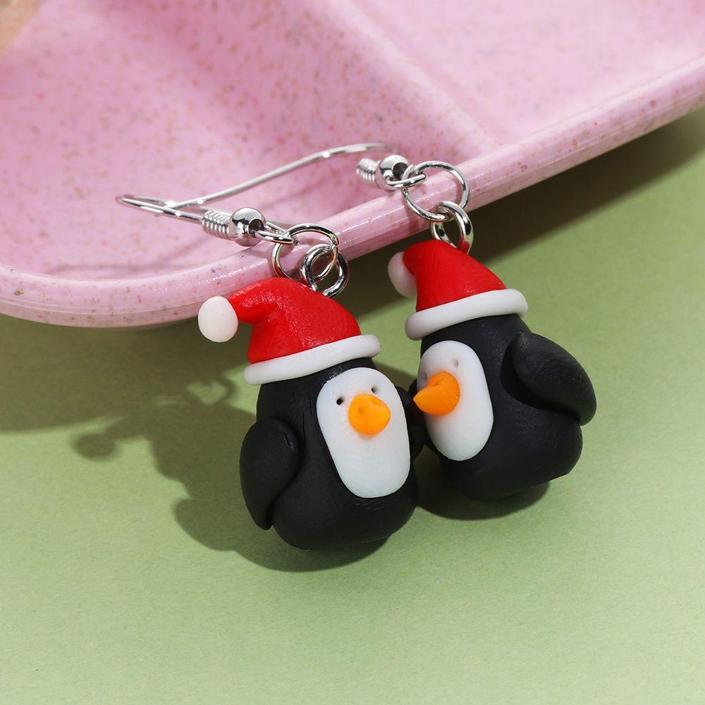 Bông Tai Handmade Bằng Đất Sét Polymer Thời Trang Giáng Sinh Đáng Yêu