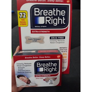 (chuẩn Auth) BREATHE RIGHT 72 miếng