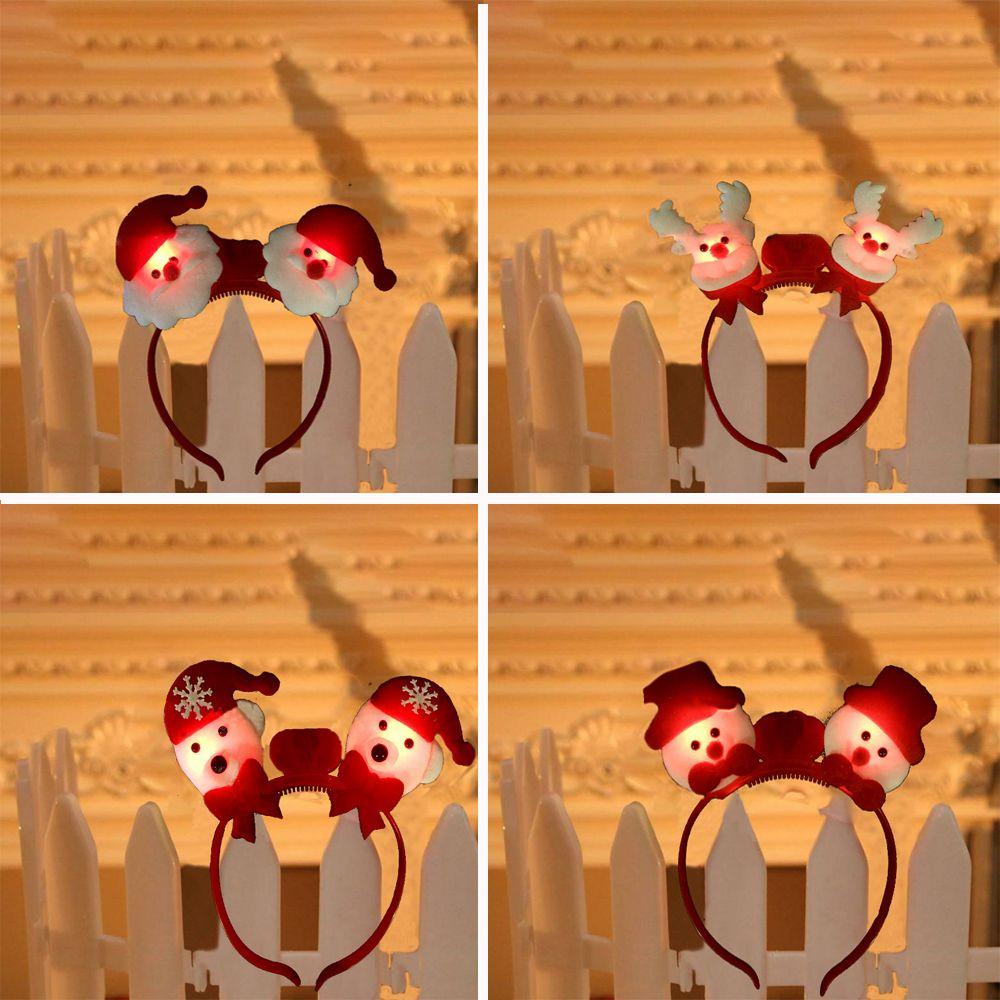 ESPO Băng Đô Cài Tóc Có Đèn LED Vui Nhộn Trang Trí Tiệc Giáng Sinh