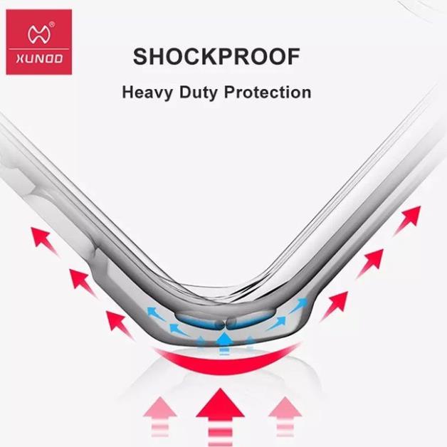 Ốp lưng XUNDD iPad Mini 6 / Mini 5/4 (BEETLE SERIES) - Chống shock, Mặt lưng trong suốt, Viền TPU