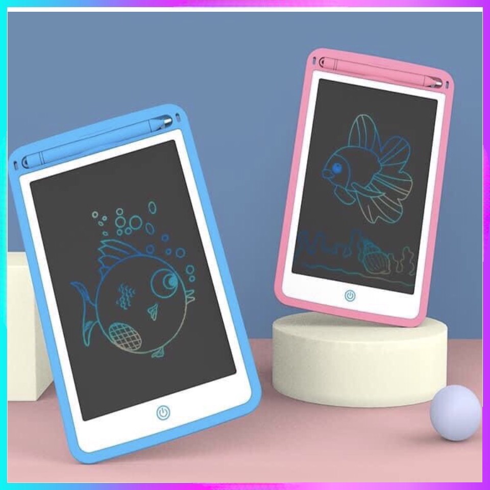 Bảng Viết Tự Xóa, Bảng Vẽ Điện Tử Thông Minh Đa Sắc 8.5 inch, Màn Hình LCD