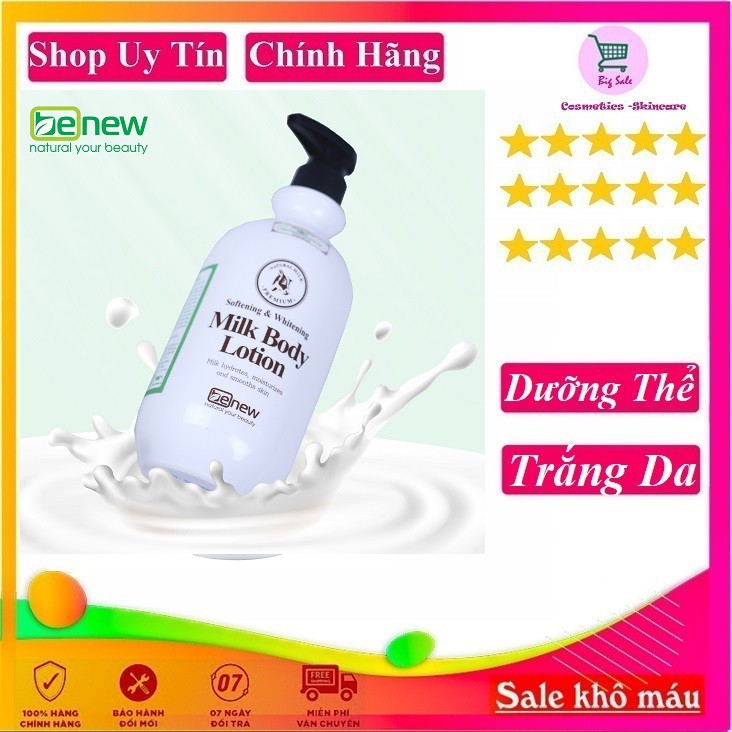 CÓ VIDEO THẬT- Dưỡng thể BENEW Whitening Body Lotion Hàn quốc 450ml/ Chai giúp trắng da , chống nắng và dưỡng ẩm body