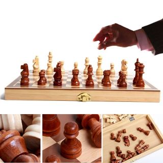 Cờ vua gỗ CAO CẤP  phát triển trí tuệ Việt Wooden chess toys