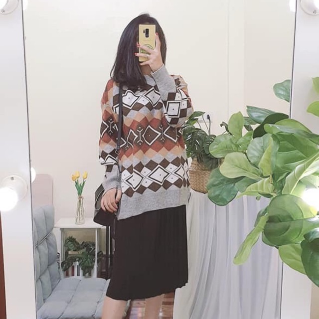 Áo len thổ cẩm