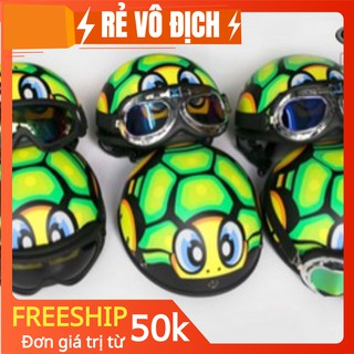 Nón mũ nửa đầu 1/2 rùa