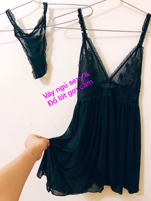 ( Giá sỉ )Váy ngủ cao cấp( kèm chip) không kèm nơ cổ DN17 _SKINI | BigBuy360 - bigbuy360.vn