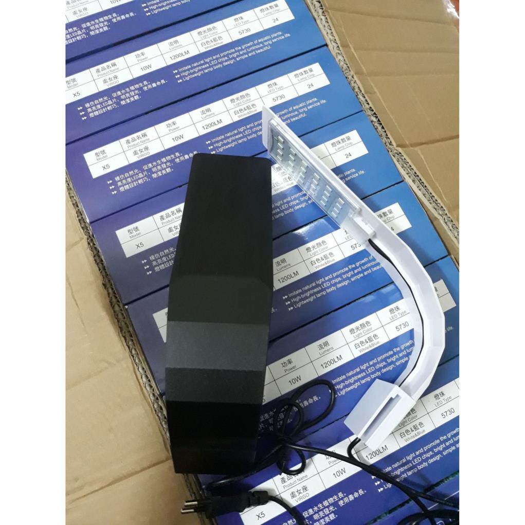 Đèn kẹp thành bể bật tắt 3 chế độ màu- Đèn thủy sinh WRGB thế hệ mới