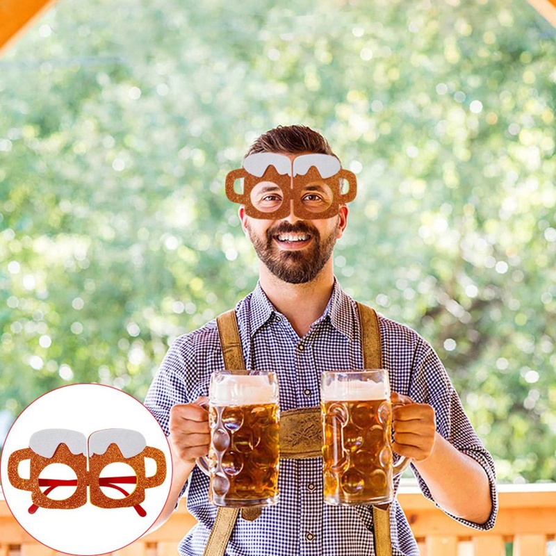 Mắt Kính Bằng Giấy Oktoberfest Vui Nhộn Dành Cho Người Lớn Và Trẻ Em