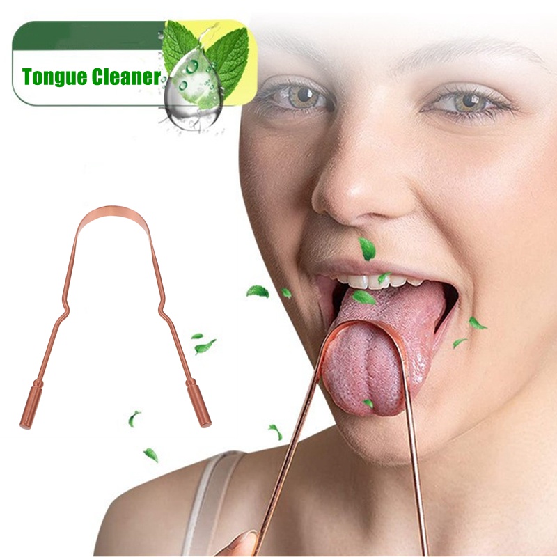 1 Cọ Vệ Sinh Lưỡi Bằng Đồng Kèm Hộp Đựng