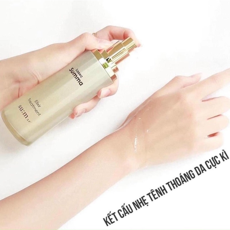 1 Gói 1ml tinh chất Sum dưỡng trắng da , thanh lọc tẩy tế bào chết sinh học Su:m37 losec summa Elixir treatment gói 1ml