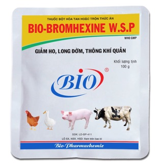 [Mã FMCG10K giảm 10K đơn 20K] BIO BROMHEXINE WSP CHO VẬT NUÔI