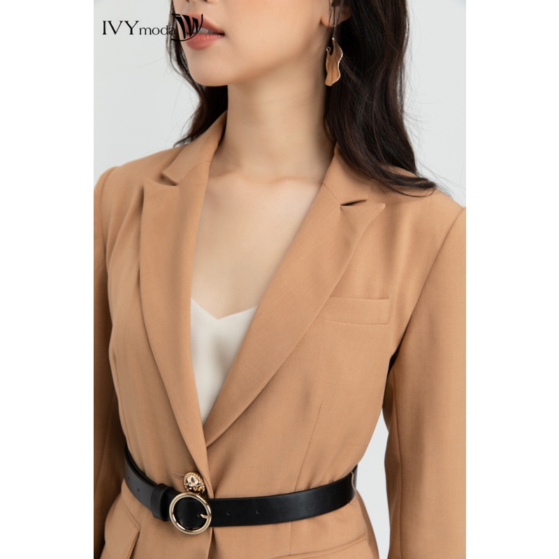 [NHẬP WABRTL5 GIẢM 10% TỐI ĐA 50K ĐH 250K ]Áo vest nữ dài tay IVY moda MS 67C5978