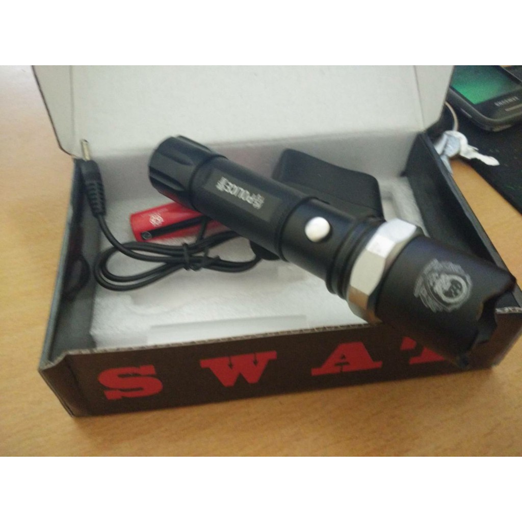 Đèn pin vỏ kim loại siêu sáng siêu bền XSL T102