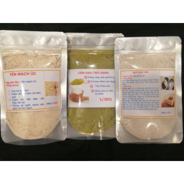 Mask bột thiên nhiên(sale thanh lí)