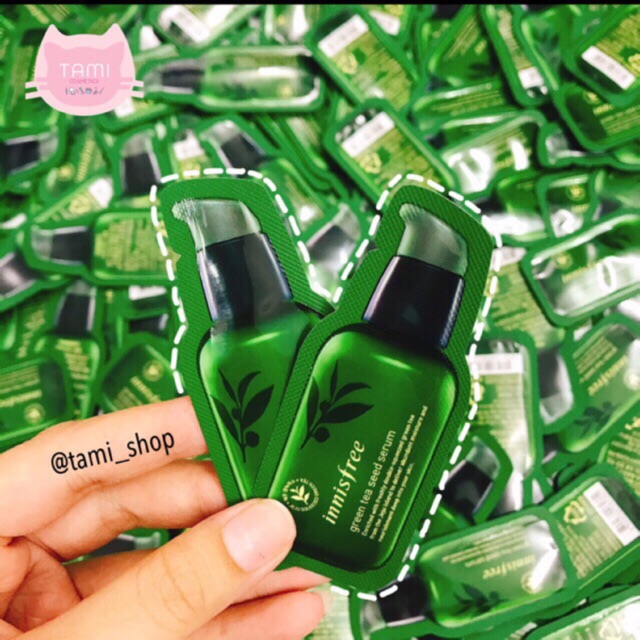 Sample gói Innisfree The Green Tea Seed Serum ( mua 10 tặng 2 )