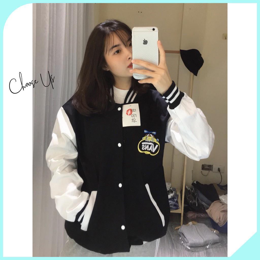[Hàng Thu Đông] Áo Khoác Bomber Nỉ Nam Nữ Bóng Chày Vans | BigBuy360 - bigbuy360.vn