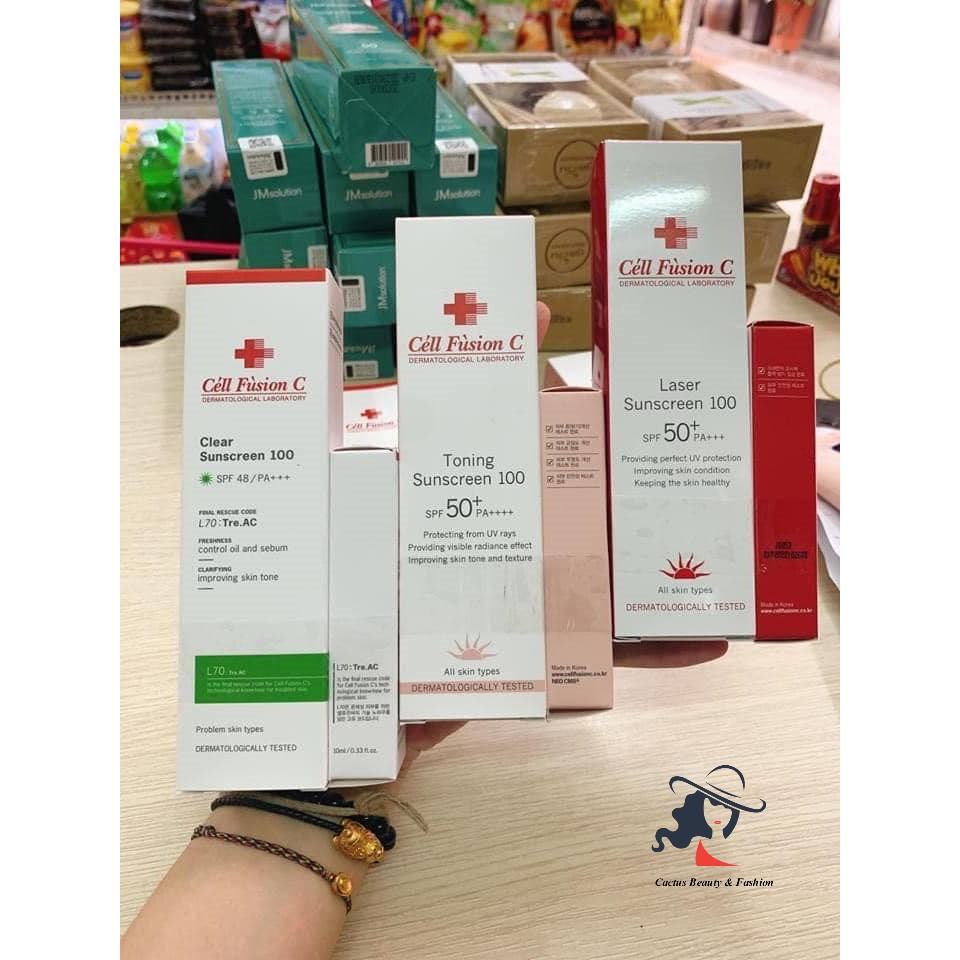 Kem chống nắng Cell Fushion C Suncream 50ml đủ màu