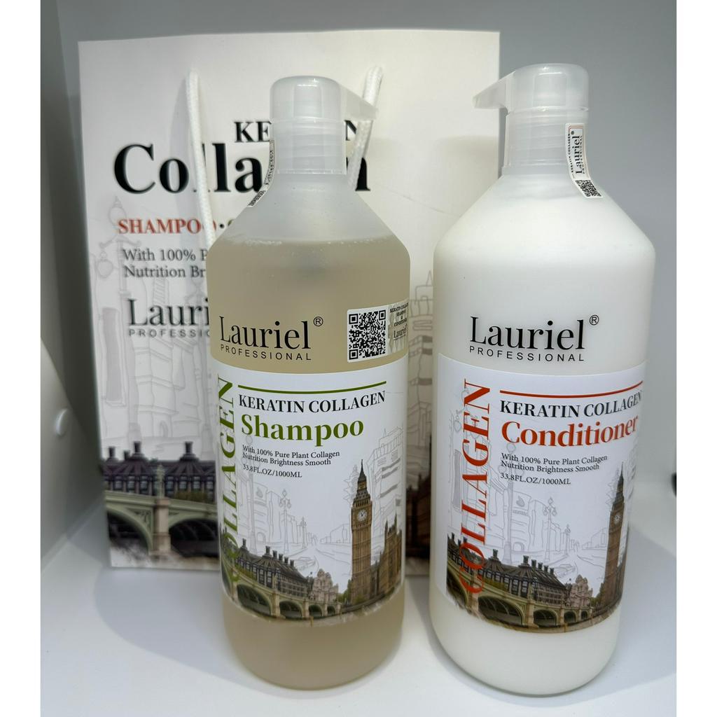 Gội - Xả Huyết Yến Lauriel Chống Rụng Tóc - Dưỡng Ẩm Và Suông Mượt 1000ml