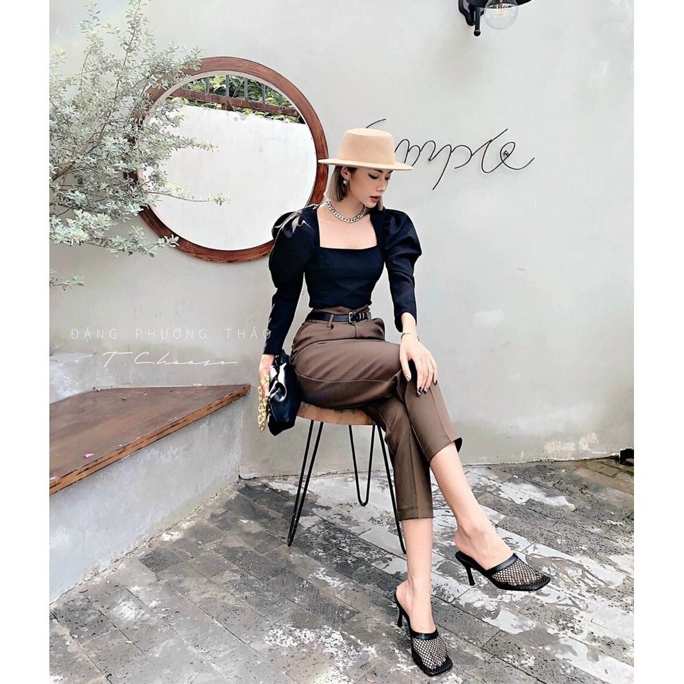 Quần baggy nữ L.I.E.N Boutique  kèm dây đai | BigBuy360 - bigbuy360.vn