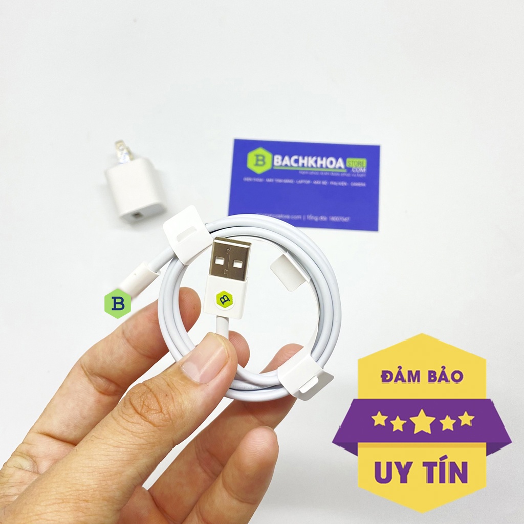Bộ sạc iP chính hãng - Bền bỉ, chắc chắn dành cho iP5,5s,6,6s,6plus,7,7plus,8,8,plus,x,xs,xsm,xr,11