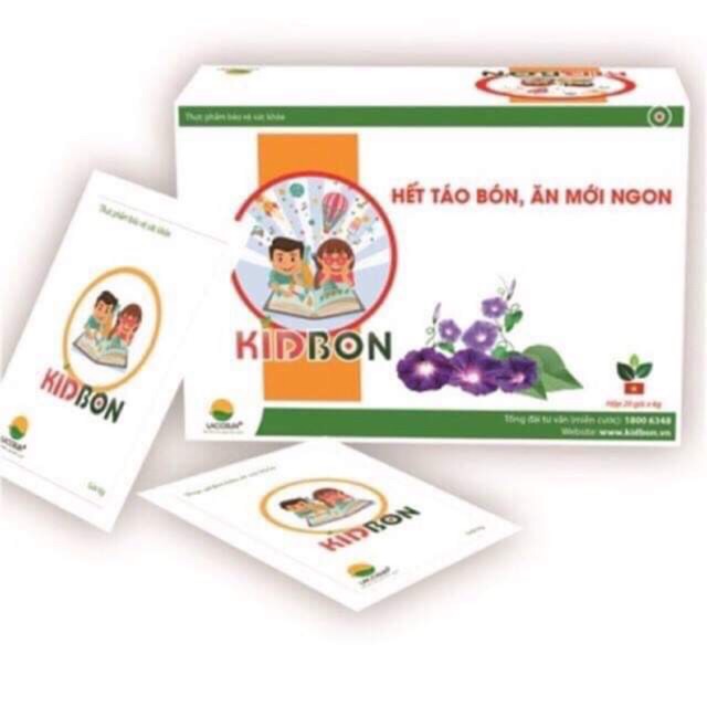 Kidbon - cung cấp chất xơ, kẽm giúp ăn ngon ổn định tiêu hóa hết táo bón ( trẻ em, phụ nữ mang thai, người già dùng tốt)