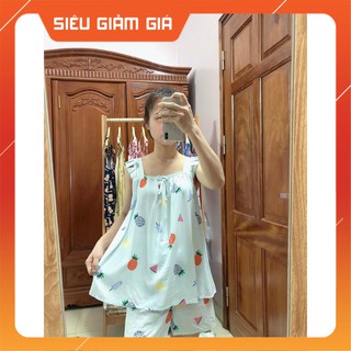 Bộ lanh bầu lửng cánh tiên siêu mát siêu mềm🌱bộ bầu có chun chỉnh to nhỏ theo từng thai kỳ🪴bộ lanh freesize 45-68k BBH15