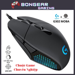 Chuột gaming chơi game logitech g302 - led văn phòng