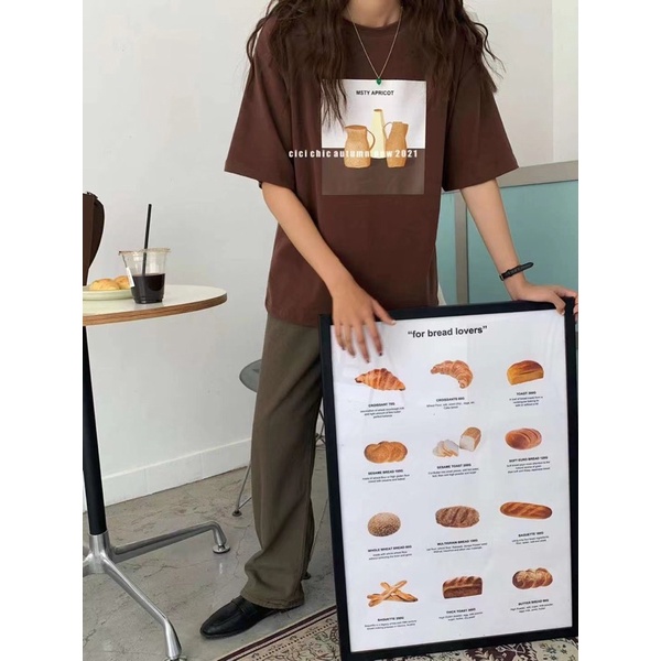 Áo thun in hình Hàn Quốc