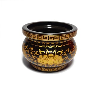 LƯ HƯƠNG,BÁT HƯƠNG HOA SEN ĐEN ĐƯỜNG KÍNH 12CM