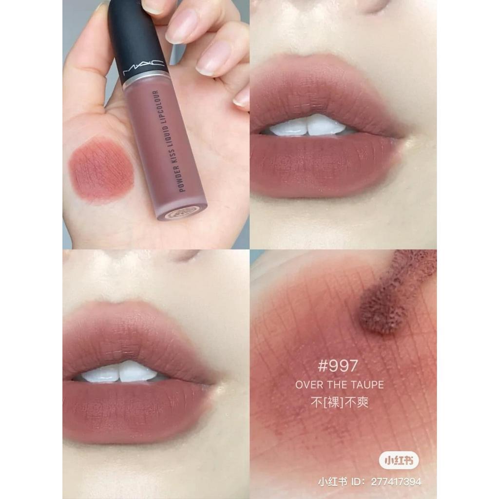 Son kem MAC Powder Kiss Liquid - 996 Date-Maker