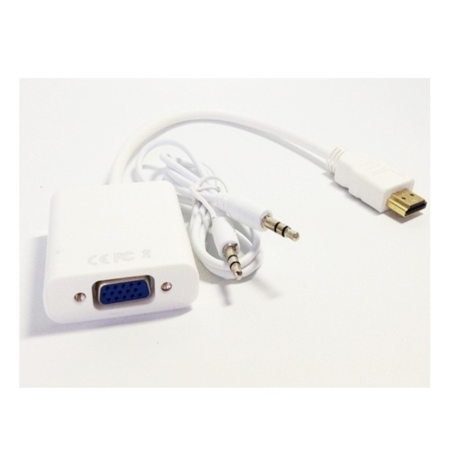 Dây chuyển đổi HDMI ra VGA có audio