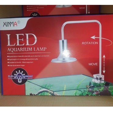 Đèn led dĩa 40w có 3 màu Trắng Xanh Đỏ hiệu Xinma cho bể cá cảnh thủy sinh