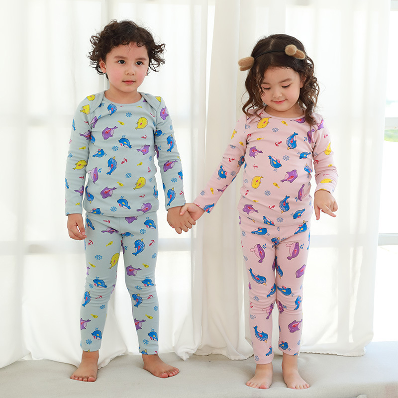 Đồ Ngủ Pajamas Chất Cotton Giữ Ấm Cho Bé