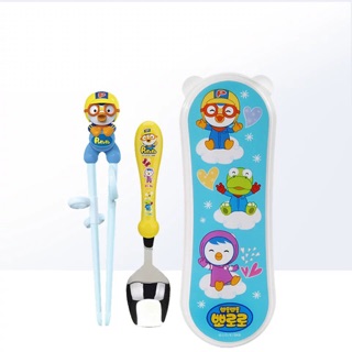 Set đũa tập gắp + thìa Edison Made in Korea