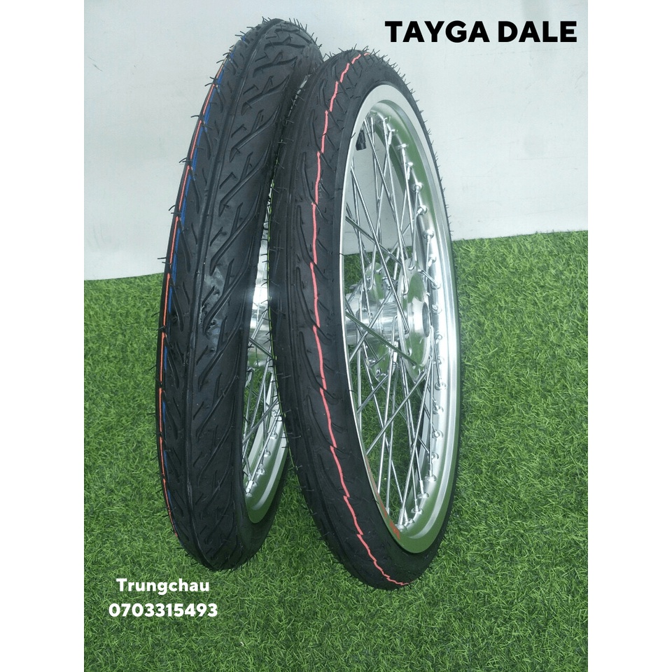 CẶP BÁNH CĂM TAY GA VARIO, VISION, AB NIỀNG NHÔM DALE FULL VỎ RUỘT CAMEL GẮN NHƯ ZIN