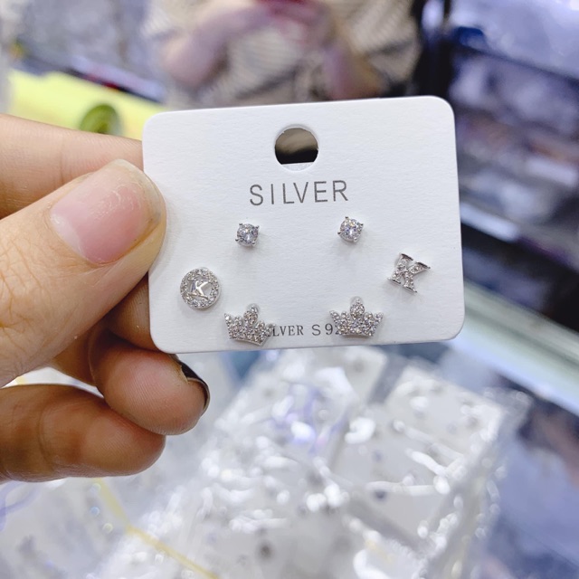 Bông tai nữ ý xi kim