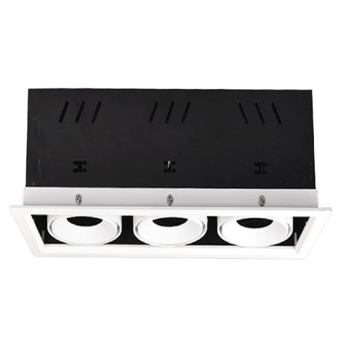 ĐÈN LED DOWNLIGHT MẶT VUÔNG BA BÓNG 3X20W MPE (DLS-320)