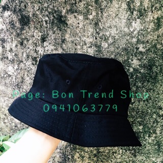 MŨ BUCKET ĐEN GD
