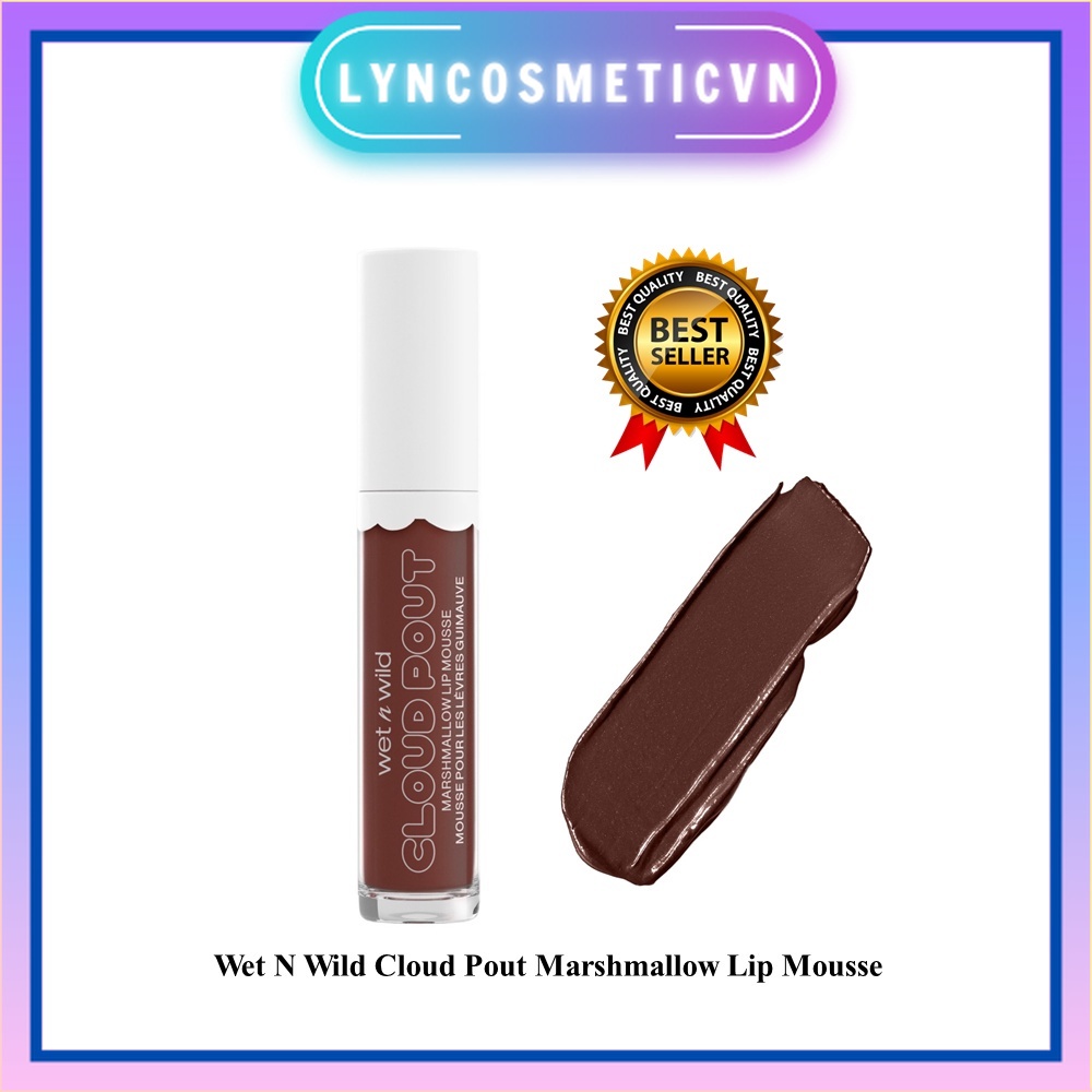 Son bóng WET N WILD  Cloud Pout Marshmallow Lip Mousse màu Love You Smore
