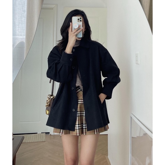 [Ảnh thật/Video]Áo dạ ép Levin kiểu dáng lạ mới form rộng Áo khoác ngoài Hàn Quốc | BigBuy360 - bigbuy360.vn