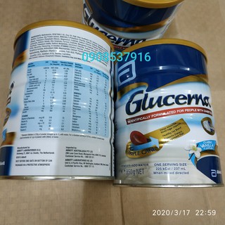 Sữa glucerna 850 gr